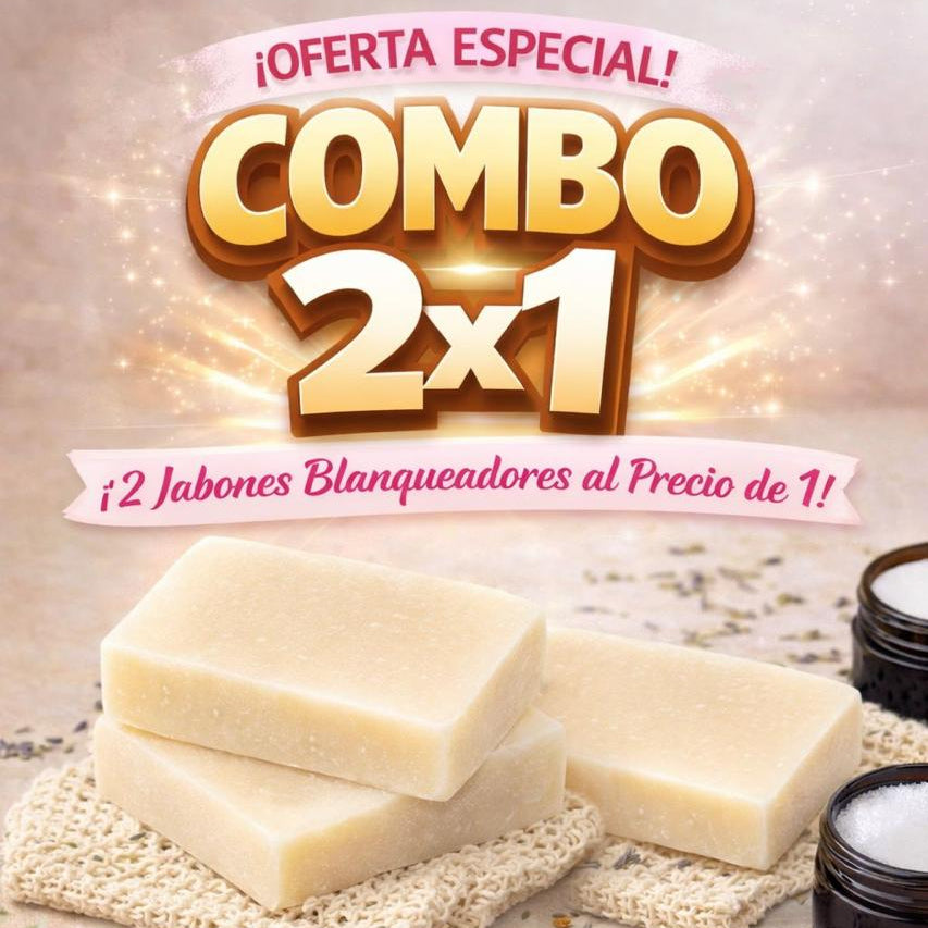 Jabón blanqueador 2x1
