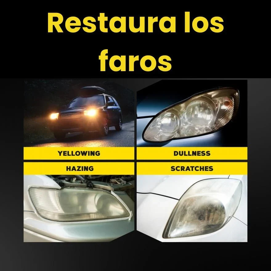 Brillo Faros - Renueva Plástico Ultra
