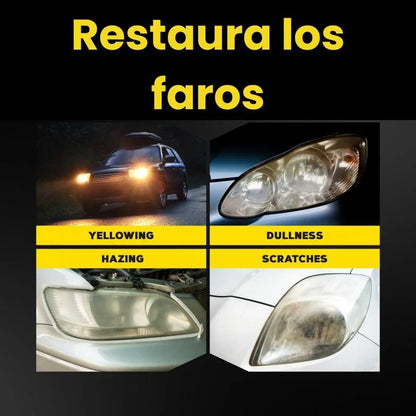 Brillo Faros - Renueva Plástico Ultra